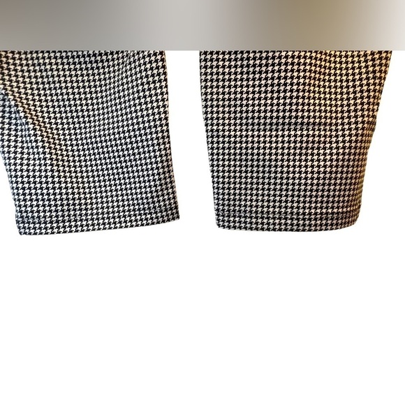 Lands End Pants Black White Houndstooth Size 3X - Picture 5 of 9